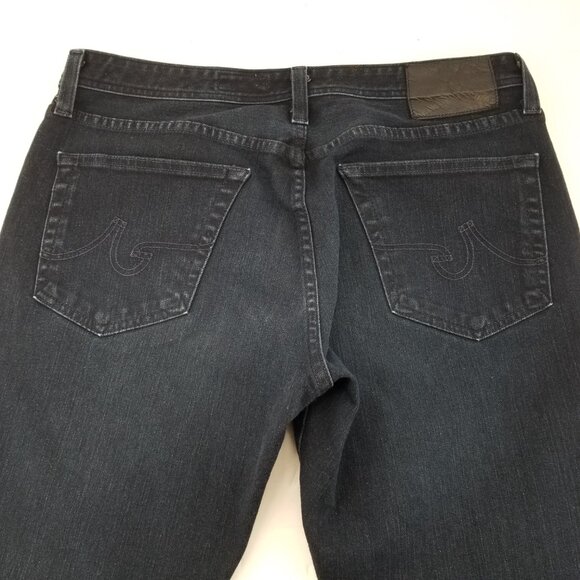 AG Adriano Goldschmied Jeans Mens 33x32 Blue Denim The Graduate Tailored Leg - Picture 2 of 6